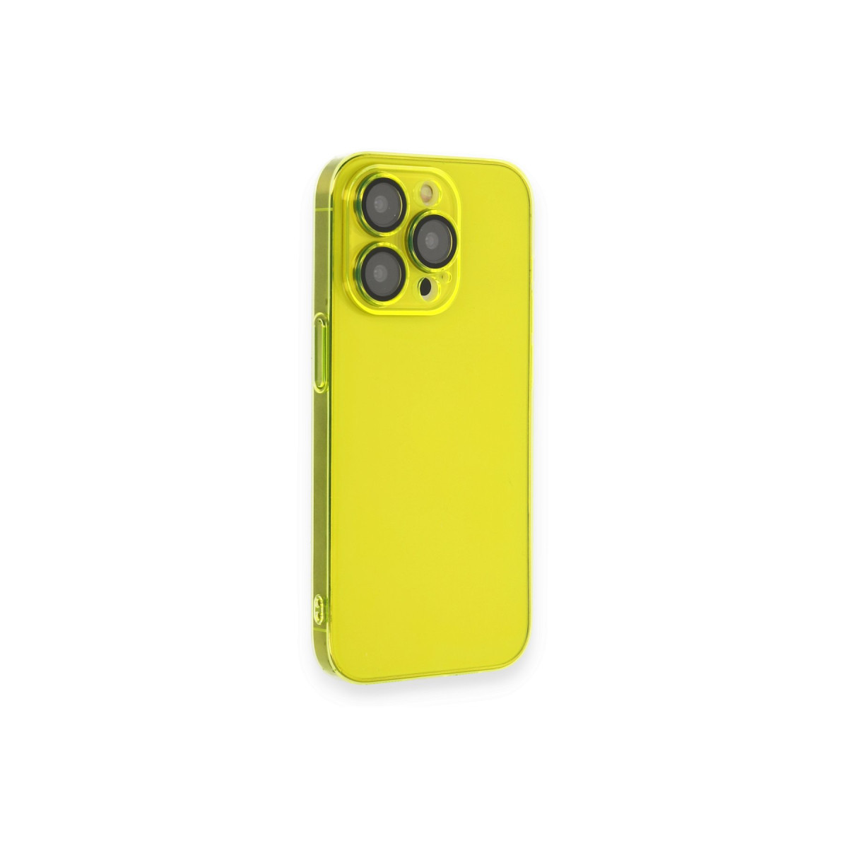 iPhone 14 Pro Kılıf Armada Lensli Kapak - Sarı