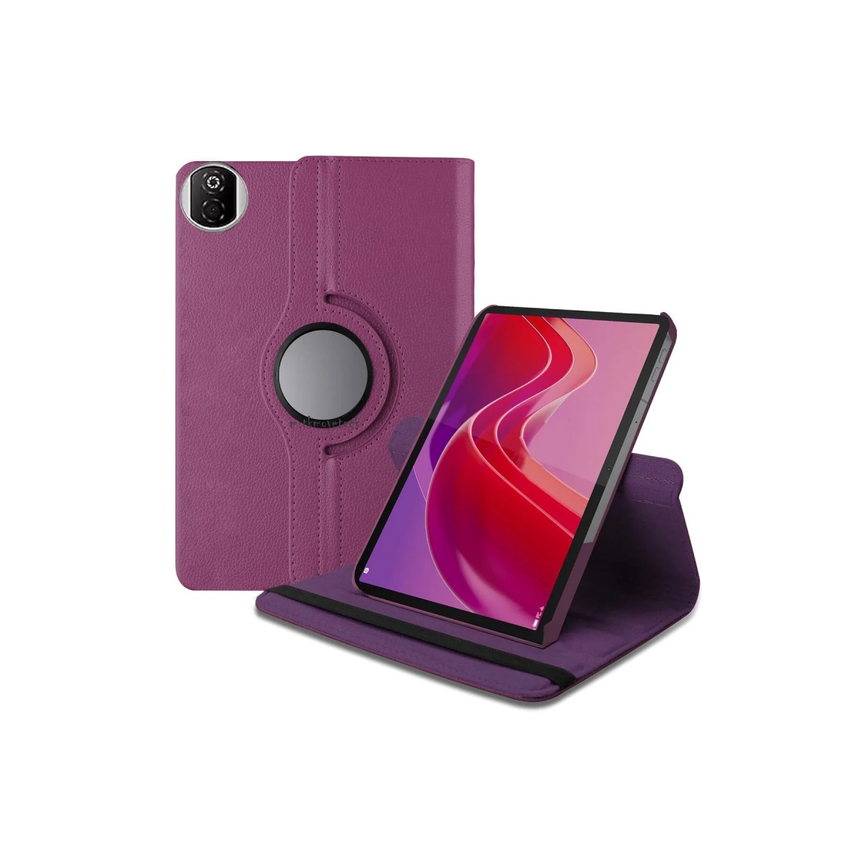 Pad X7 360 Tablet Deri Kılıf - Mor