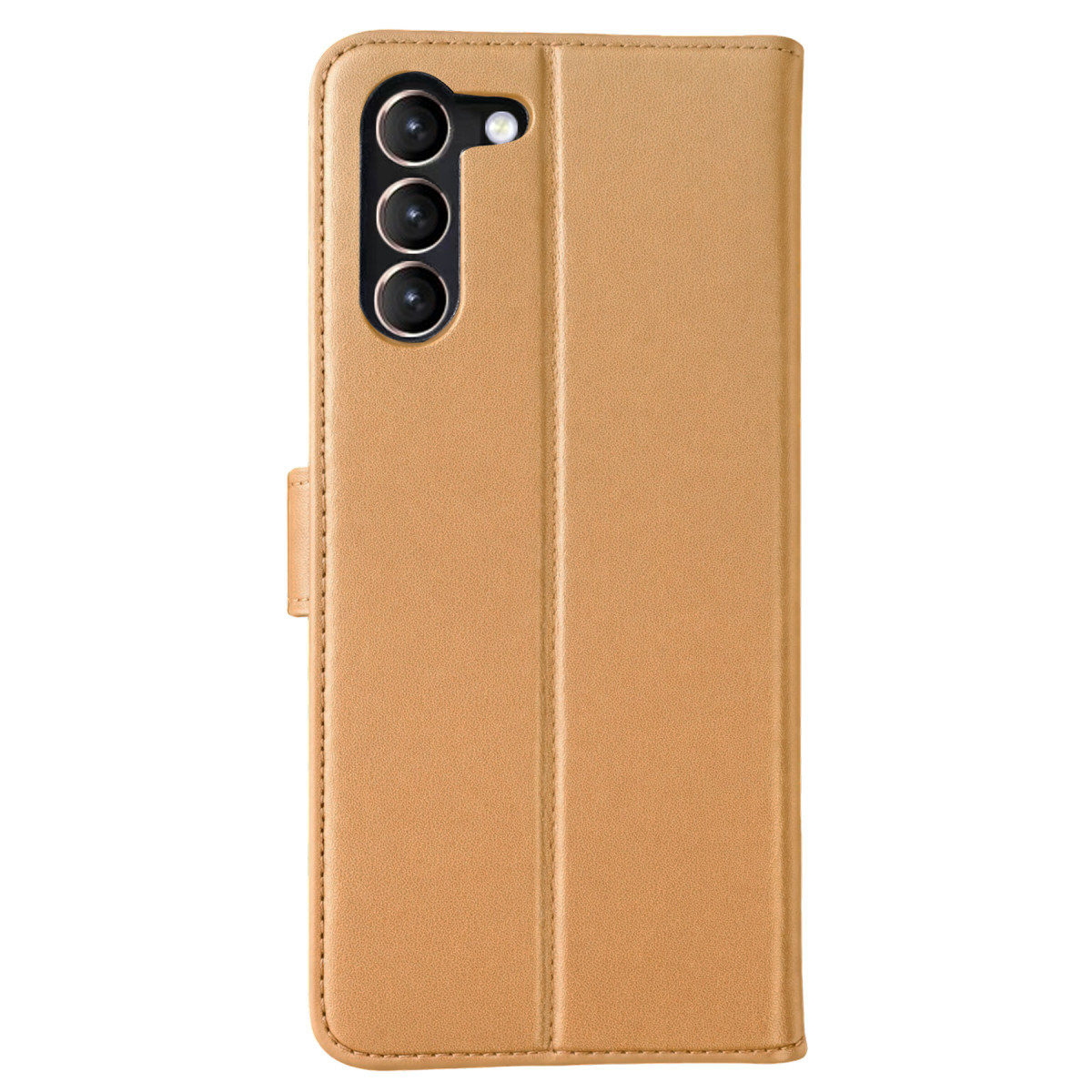 Galaxy S23 Plus Trend S Plus Kapaklı Kılıf - Gold