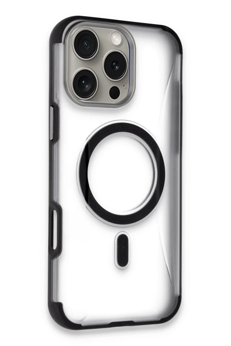 Joko Apple iPhone 16 Pro Max Uyumlu Hilton Magsafe Kapak - Siyah
