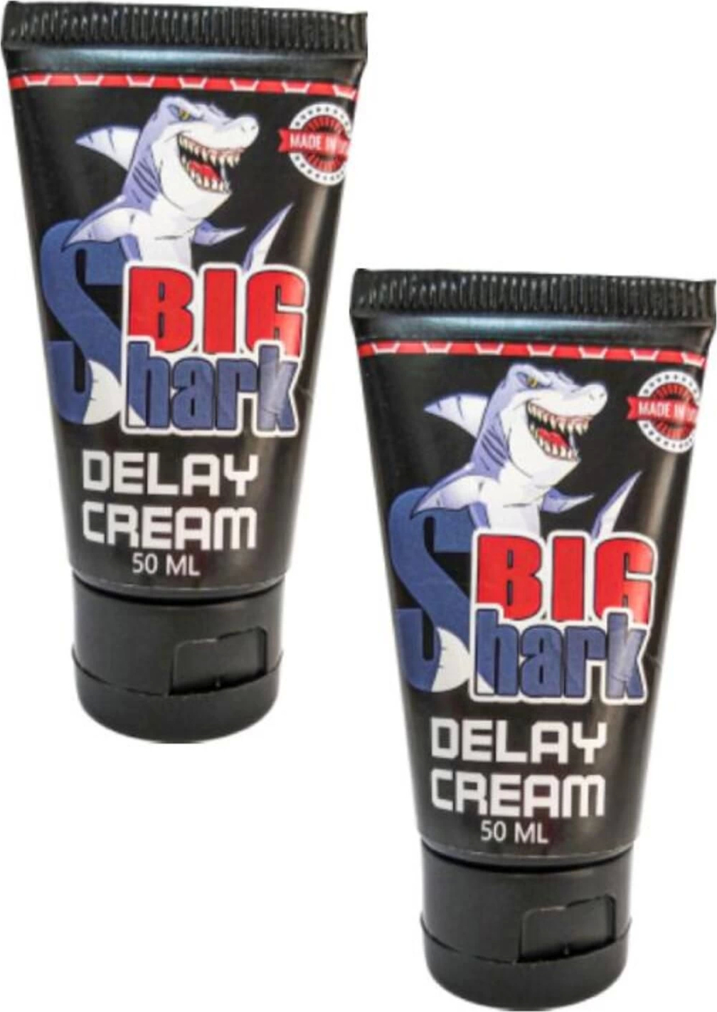 Big Shark Del.ay Erkekler İçin Yeni Formülü  Krem 50 ml  x 2 Adet