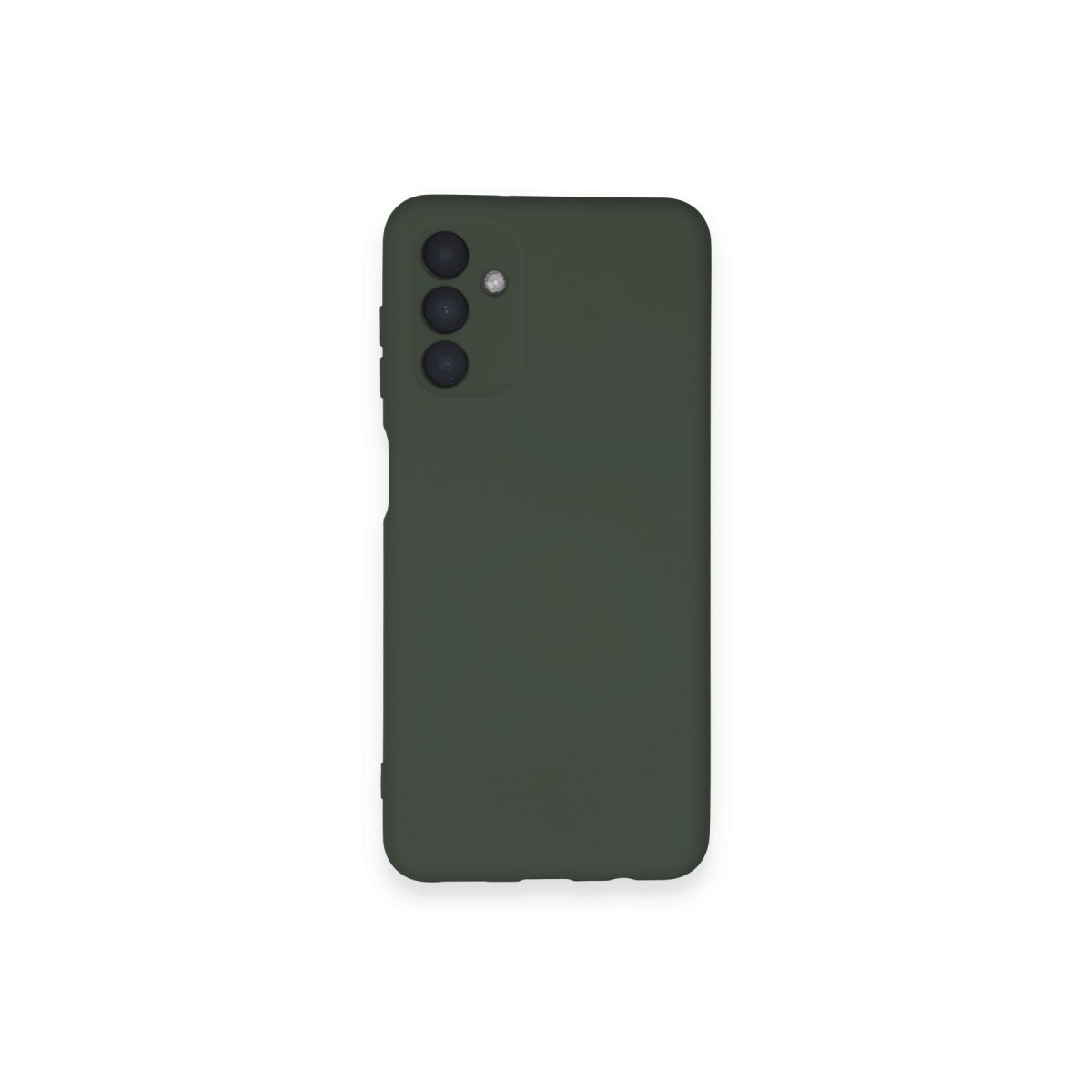 Galaxy A14 4G Kılıf Nano içi Kadife Silikon - Koyu Yeşil