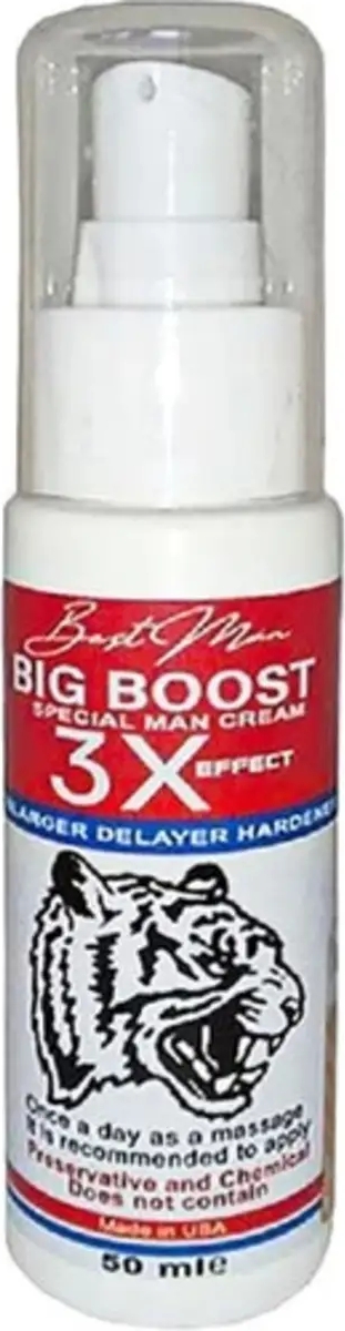 Süper Bigboost Cream 50 ml Erkeklere Özel 3xeffect Krem