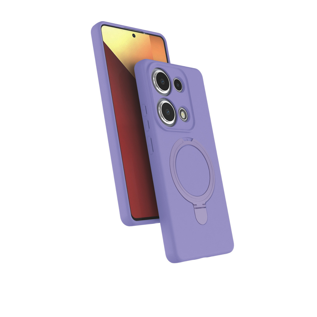 Redmi Note 13 Pro 4G Regal Magsafe Standlı Kapak - Lila