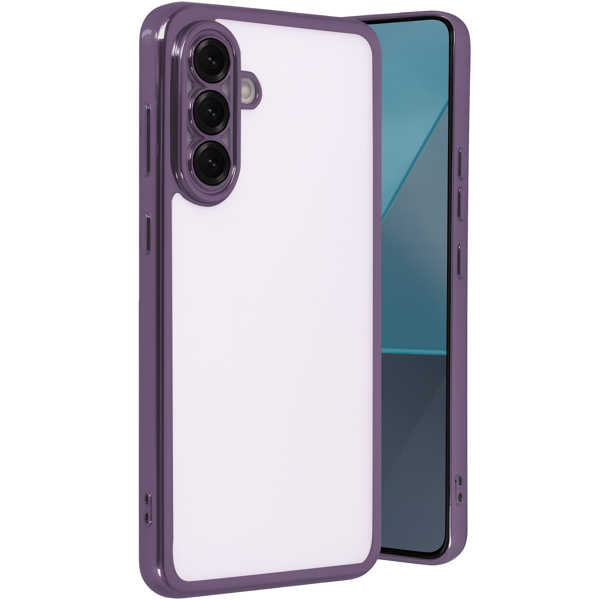 Galaxy A17 5G Razer Lensli Silikon - Mor
