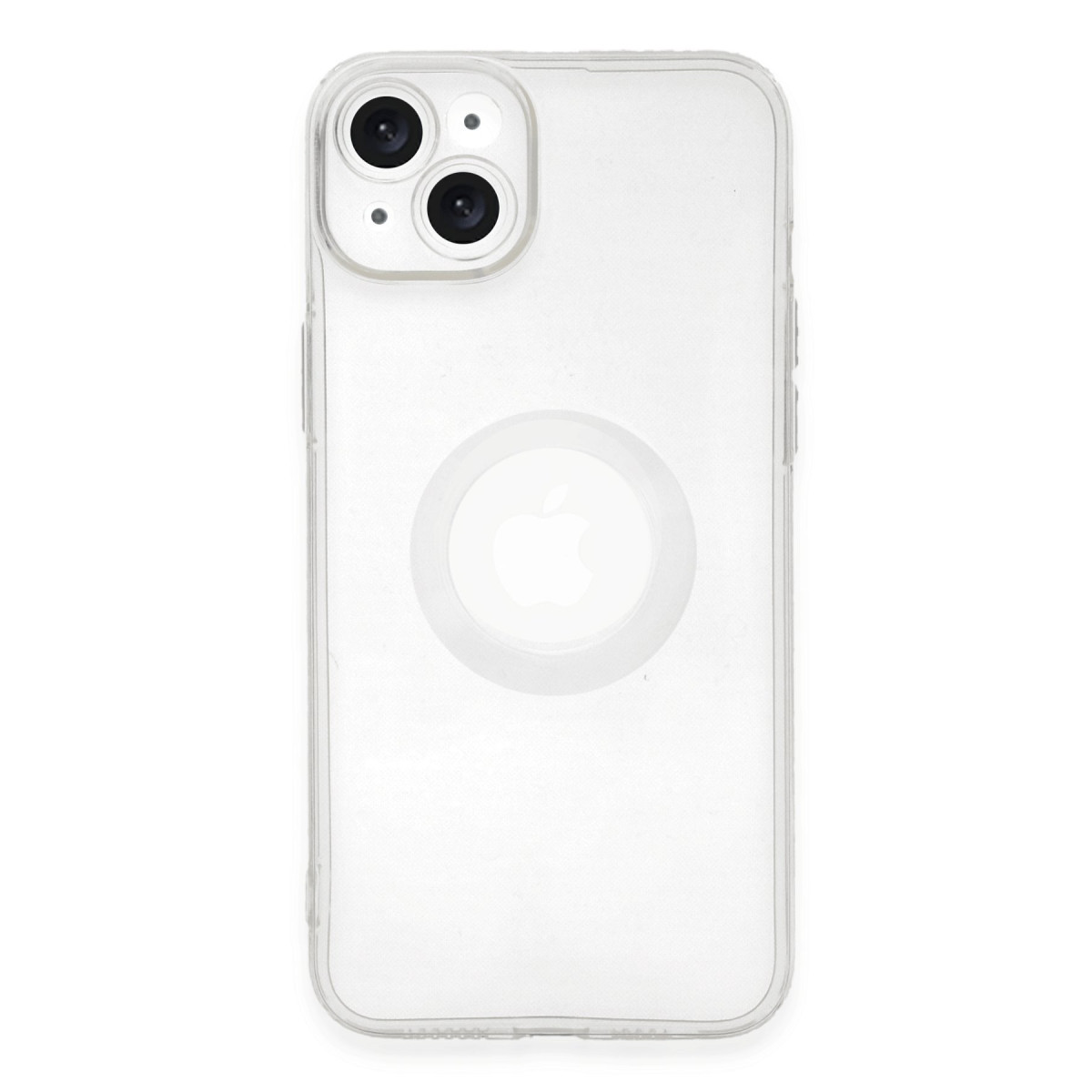 iPhone 14 Plus Kılıf Santa Lens Silikon - Şeffaf