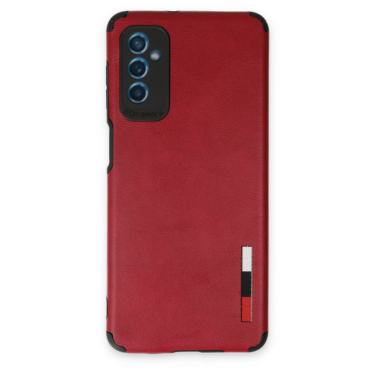 Galaxy M52 5G Kılıf Loop Deri Silikon - Kırmızı
