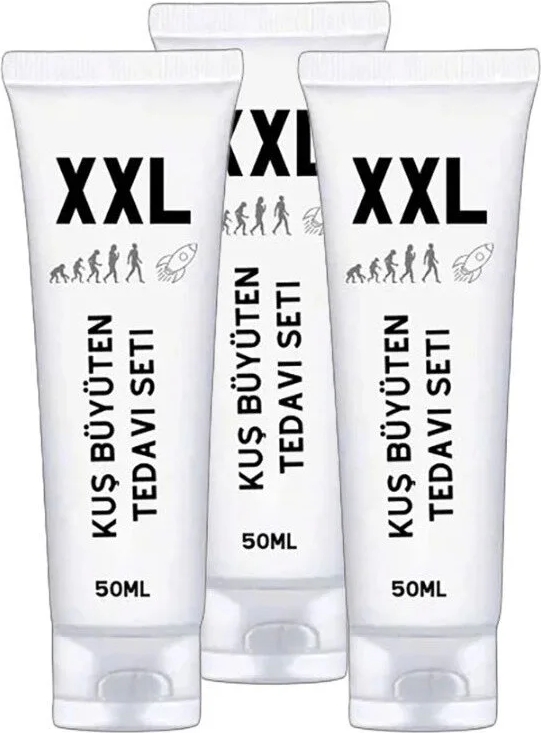 Kuş Büüyütücü Xxlcream Men Enlrgr 3 Adet 50 ml Erkeklere Özel Krem