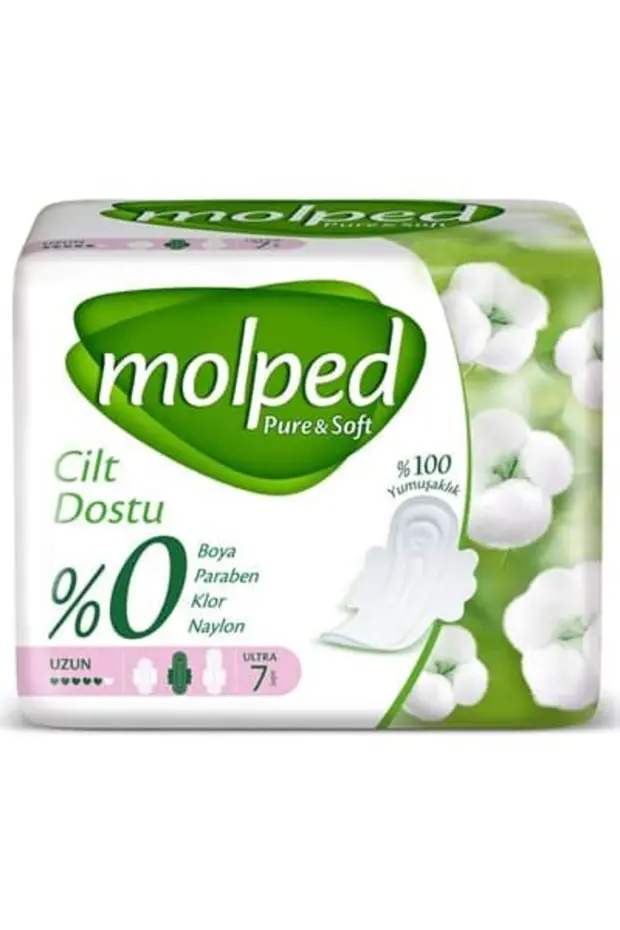 Hijyenik Ped Ultra Pure & Soft Tekli Uzun 7'li