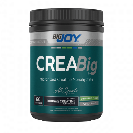 Crea Big Micronized Creatine Powder Yeşil Elma 420 Gr