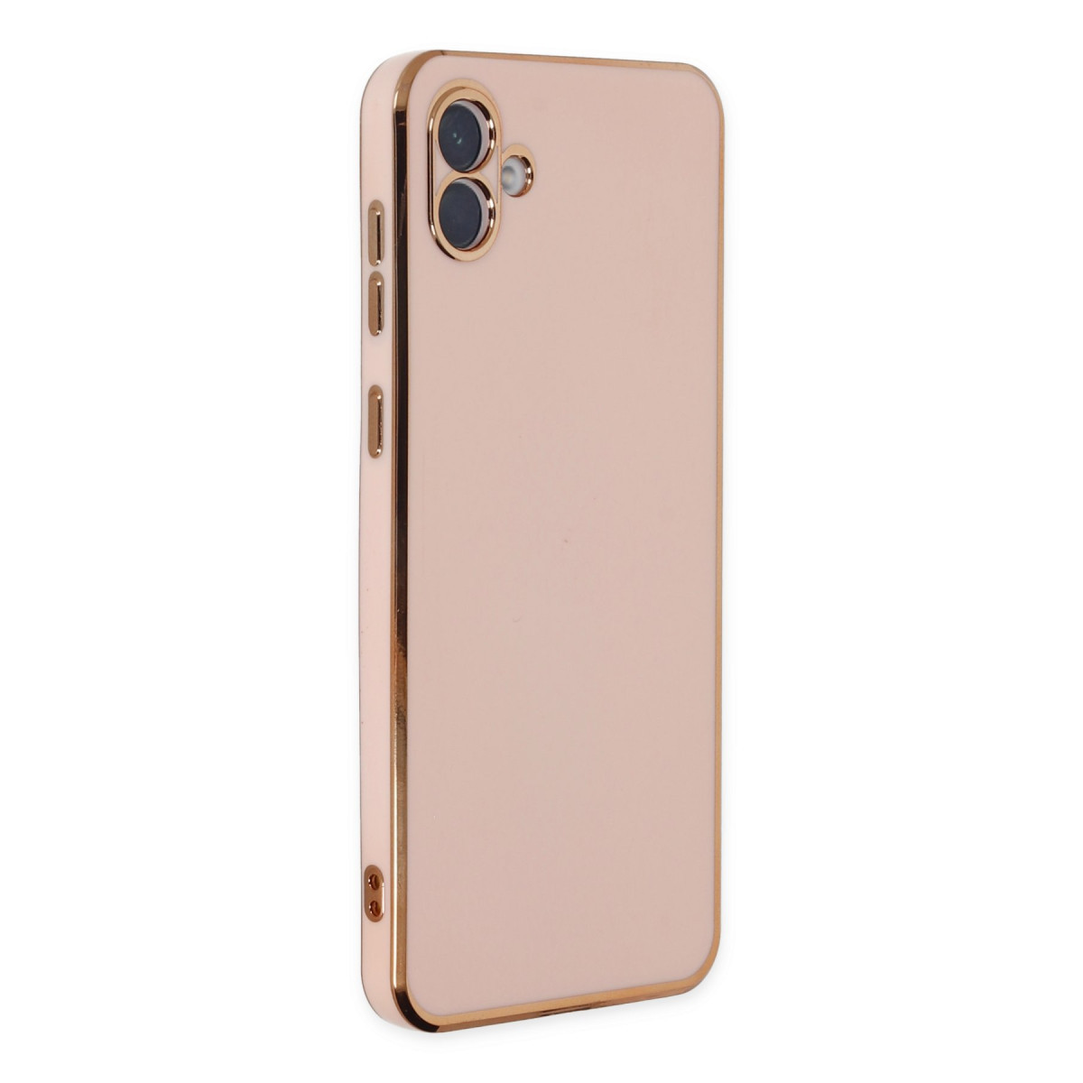 Galaxy A04 Kılıf Volet Silikon - Pembe
