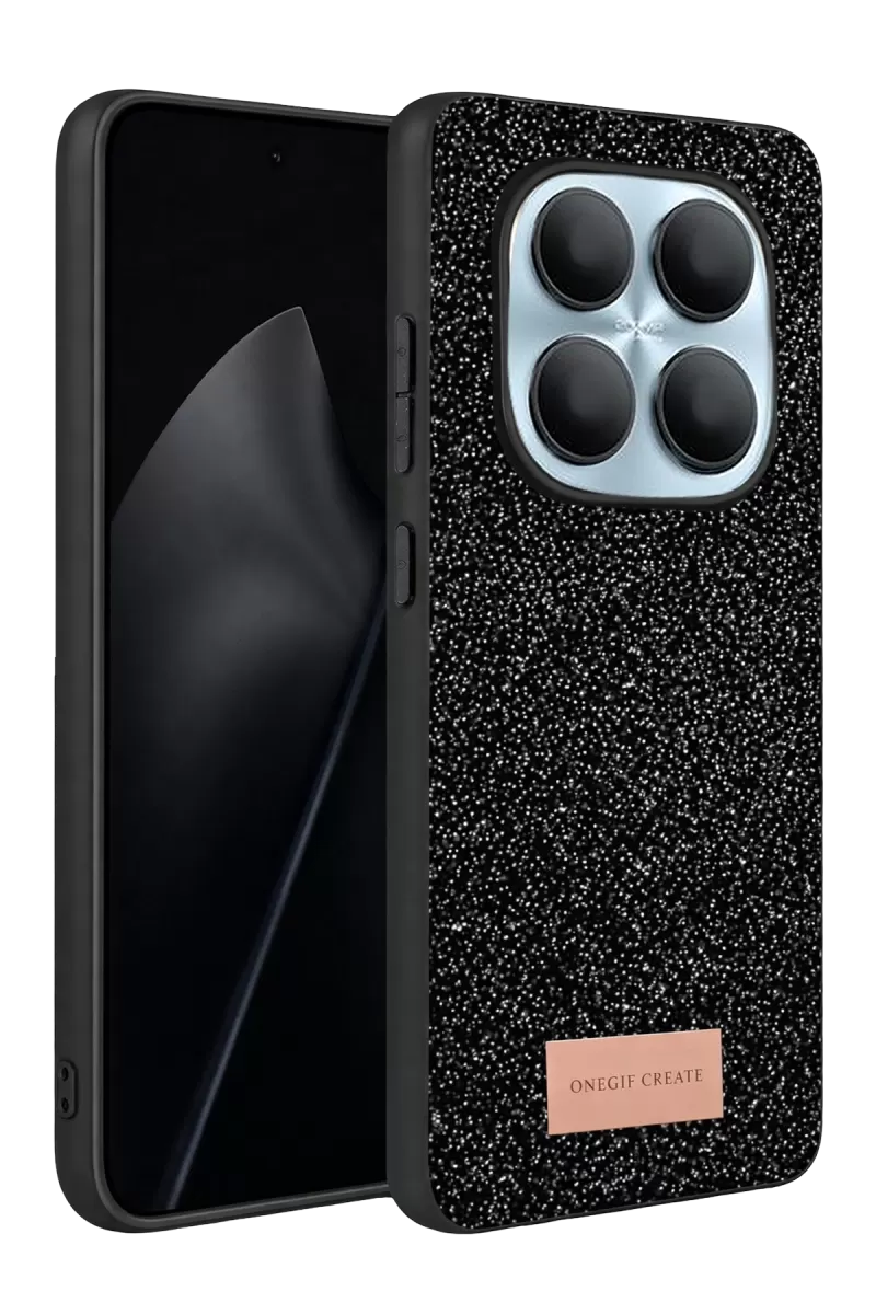 Note 15 4G Bright Simli Kapak - Siyah
