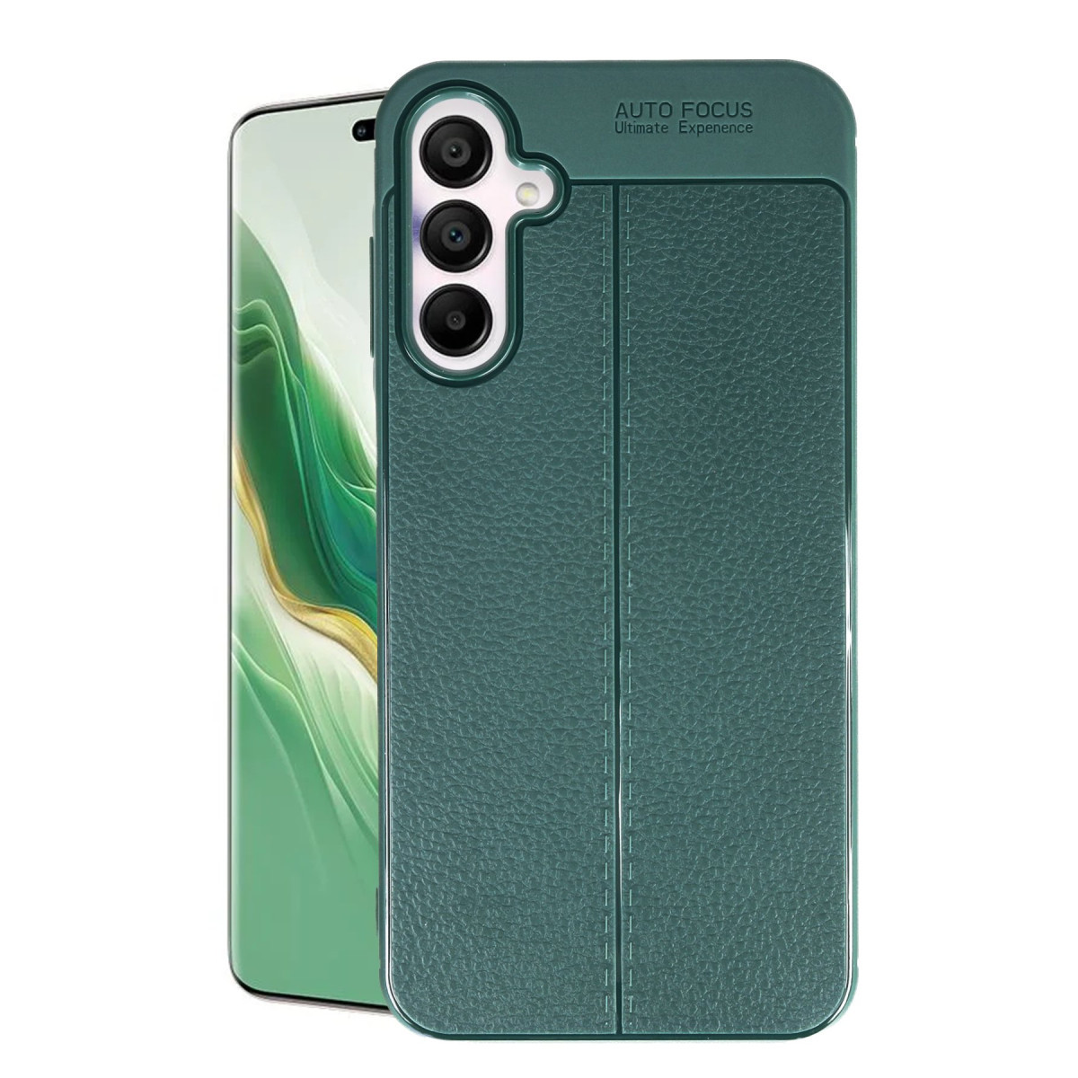 Galaxy A15 4G Kılıf Auto Focus Kapak - Koyu Yeşil
