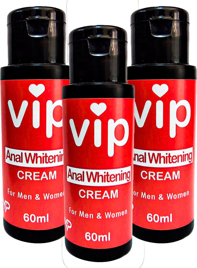 Vıp Whiteningcream 3 Adet Analrenk Ton Değişştirme Kremi Bay Bayan 60 ml