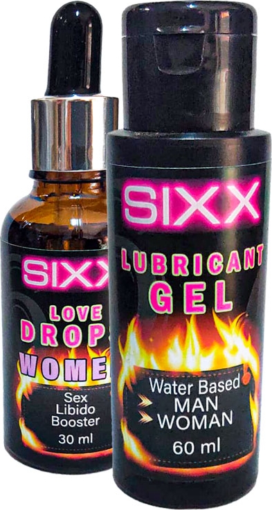 Sıxx Bay ve Bayanlara UYGUNLUBRIKANT60 ml Jel + Kadınlara Özel Cinseldamla