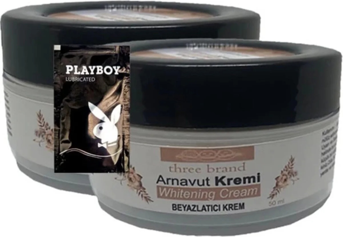Three Brand Arnavut Kremi 2 Adet Whitens Cream  Kremi LFHX0381 50 ml + 1 Adet Jel Hediye