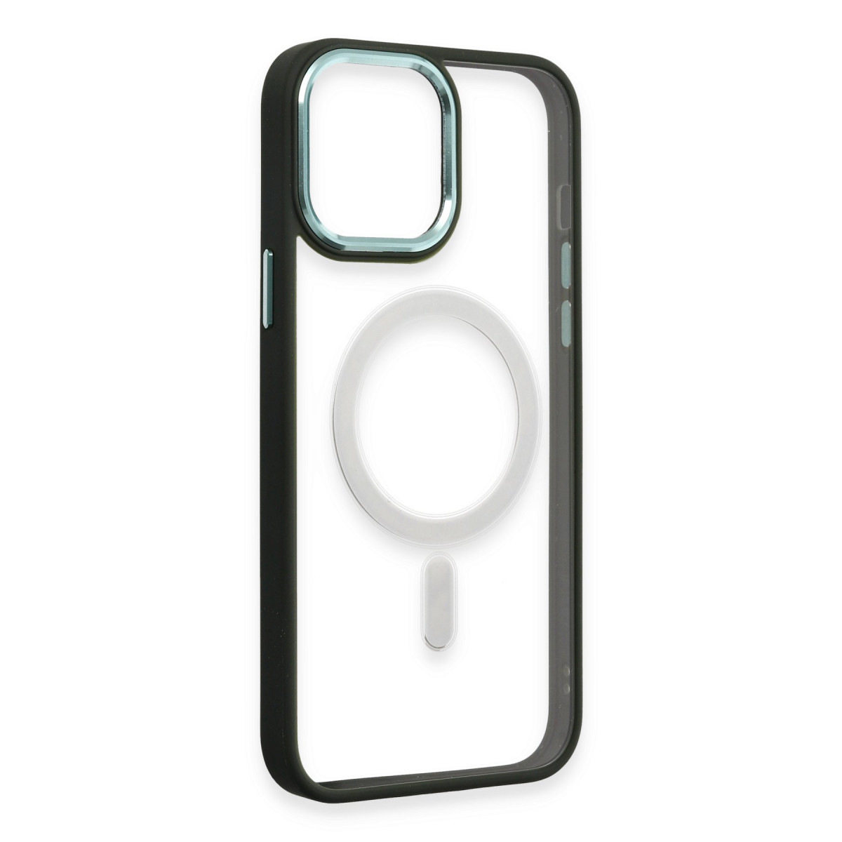 iPhone 15 Pro Kılıf Room Magneticsafe Silikon - Köknar Yeşili — görsel 4