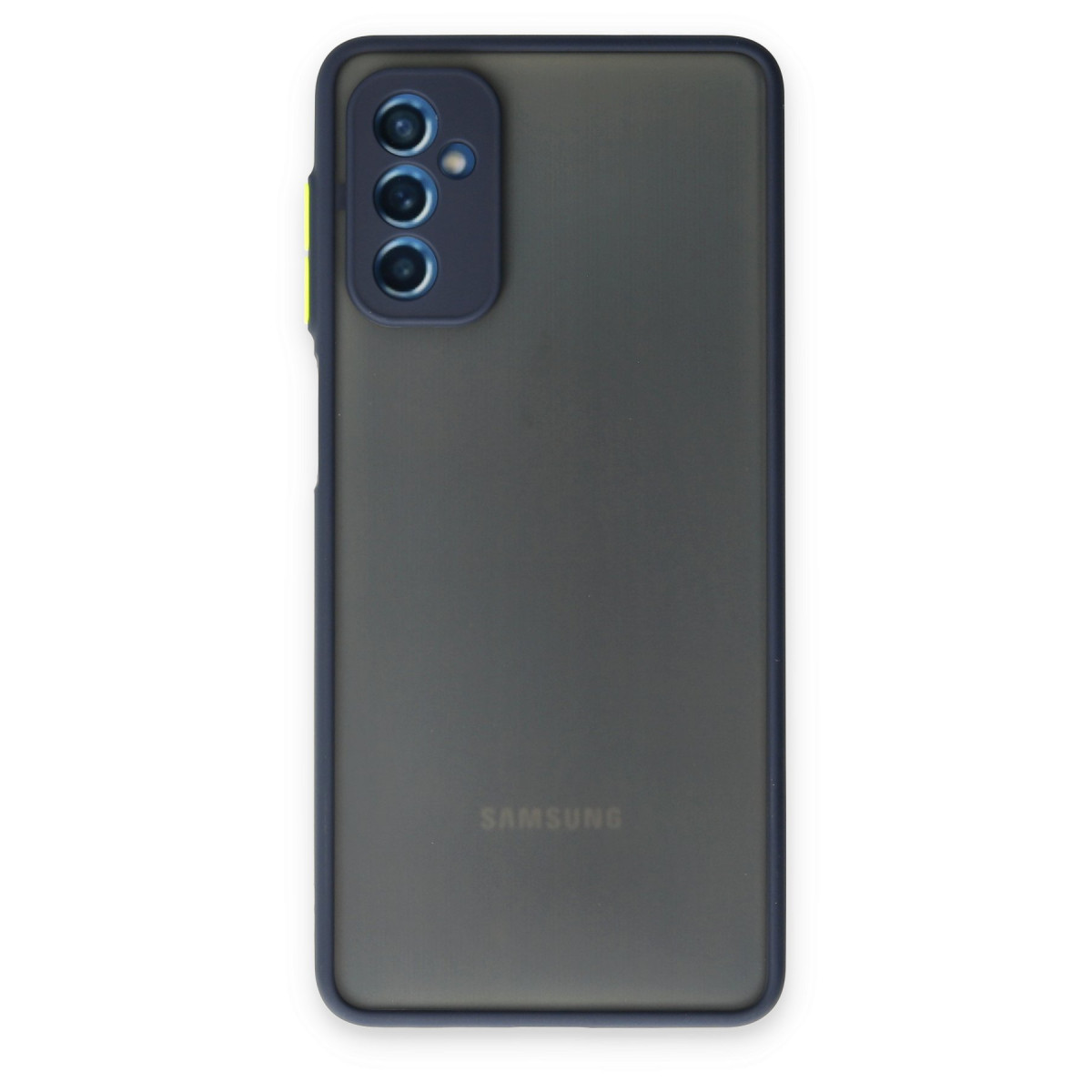 Galaxy M52 5G Kılıf Montreal Silikon Kapak - Lacivert