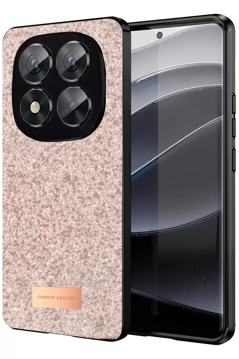 Note 14 Pro 5G Bright Simli Kapak - Pembe