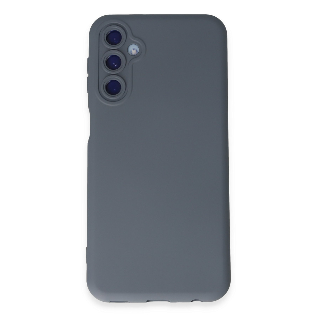 Galaxy M14 5G Kılıf Nano içi Kadife Silikon - Gri