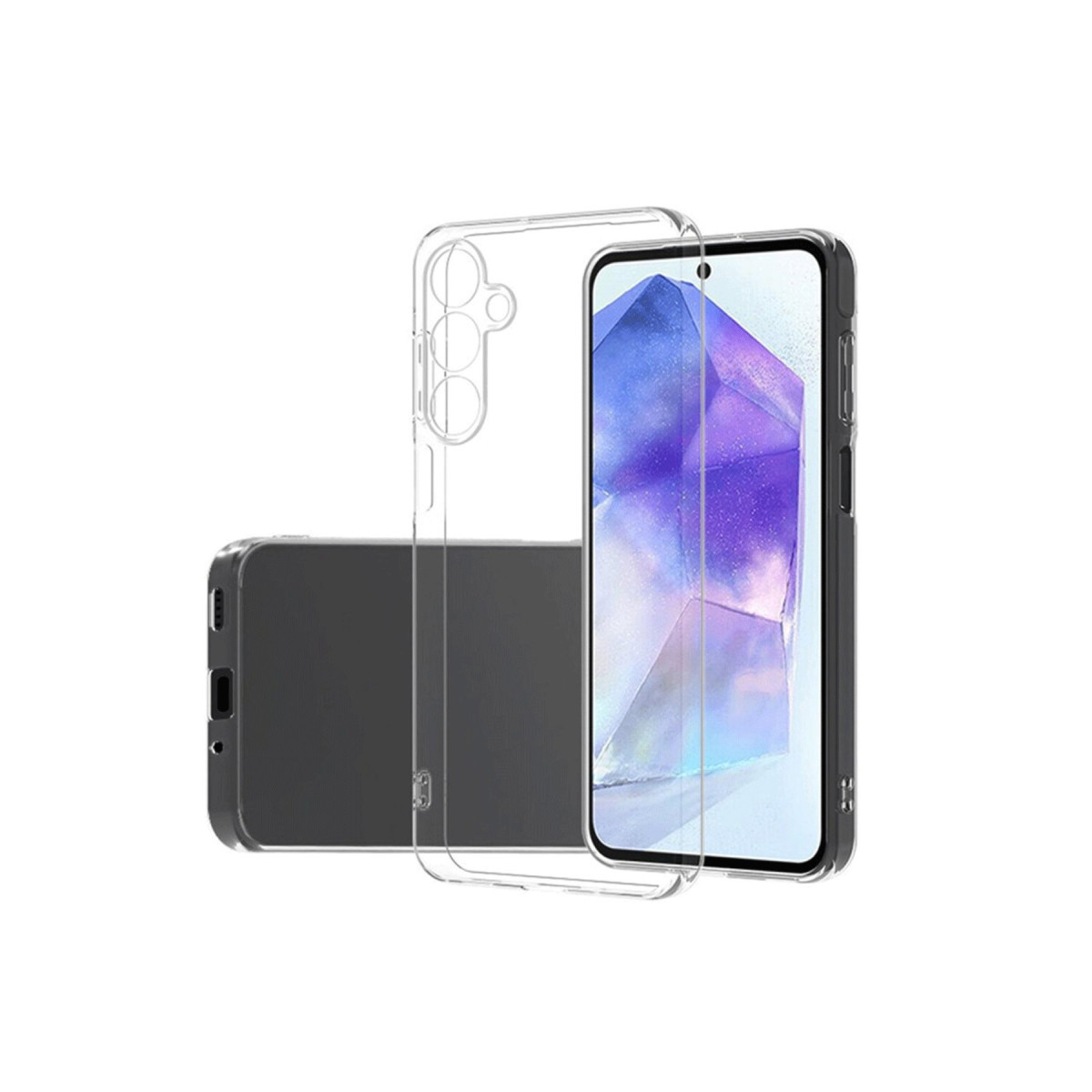 Galaxy A16 5G Kılıf Lüx Şeffaf Silikon
