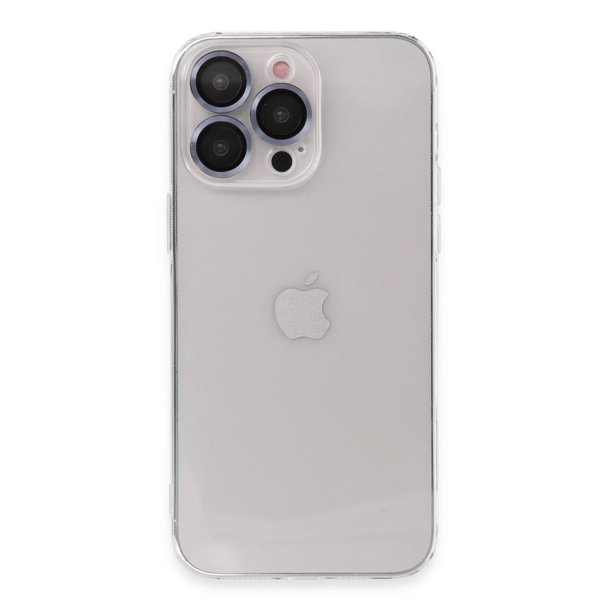 iPhone 13 Pro Max Kılıf Luko Lens Silikon - Sierra Blue