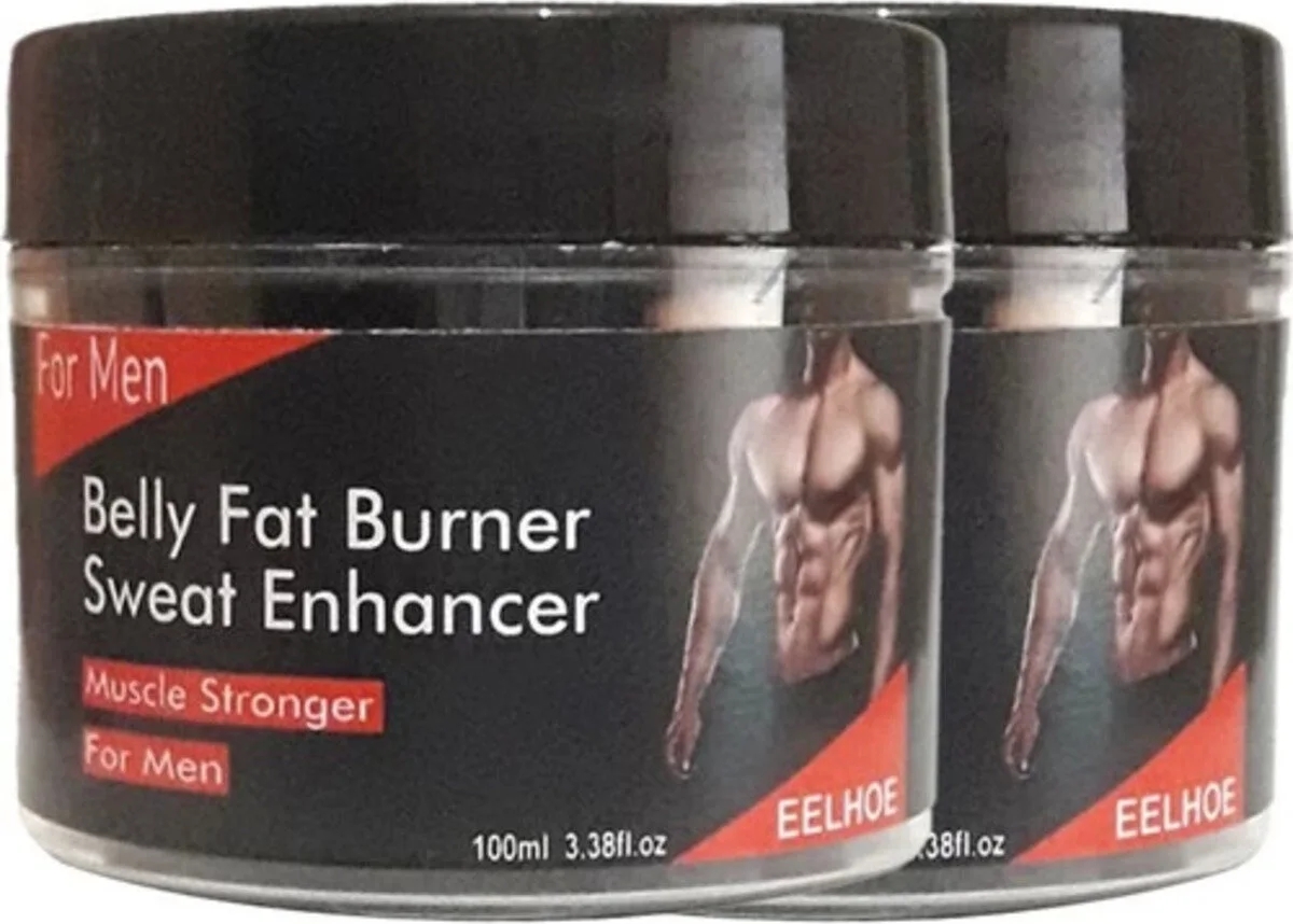 Süper Eelhoe 2 Adet Belly Fatburner Sweat Enhancer Erkeklere Özel Vücut 100 ml