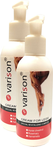 Hintohu Varison Varicose Vein Defense Cream ,,diz,bacak Bakım Kremi 120 ml 2 Adet