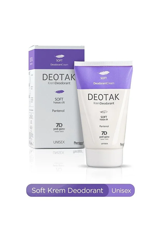 Deotak Soft Hassas Ciltler Için Krem Deodorant 35 ml