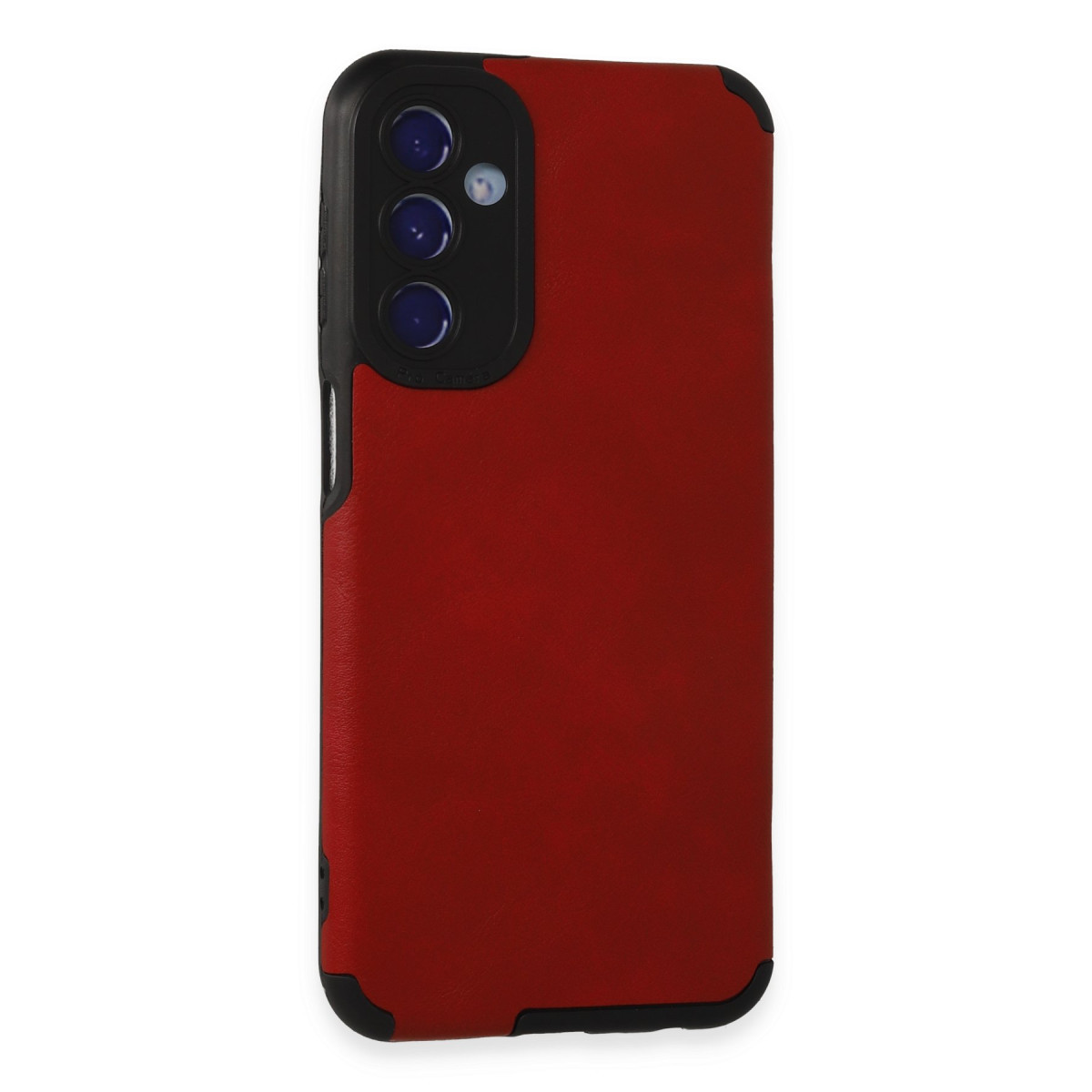 Galaxy M34 5G Kılıf Loop Deri Silikon - Kırmızı