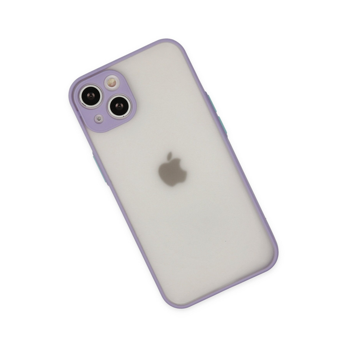 iPhone 14 Kılıf Montreal Silikon Kapak - Mor — görsel 3