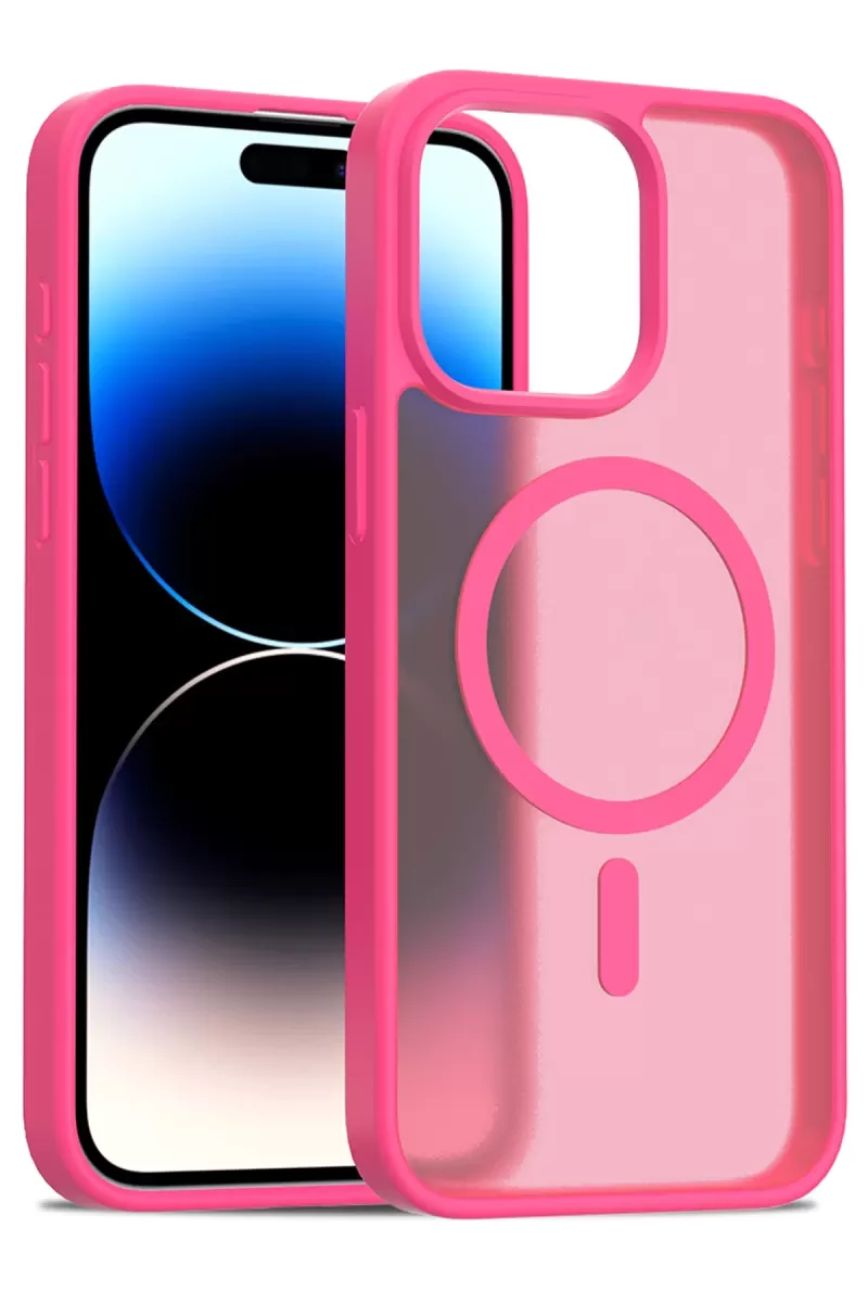 iPhone 14 Pro Max Jota Magsafe Kapak - Rose