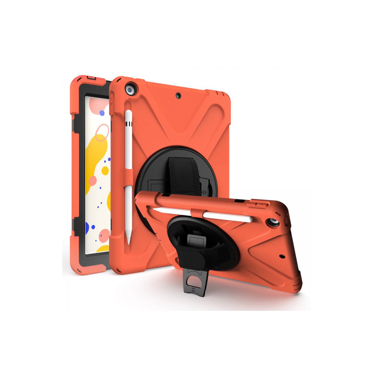 iPad 5 Air 9.7 Kılıf Amazing Tablet Kapak - Turuncu