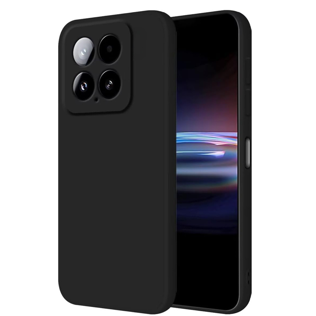 Mi 14T Pro Kılıf Nano içi Kadife Silikon - Siyah