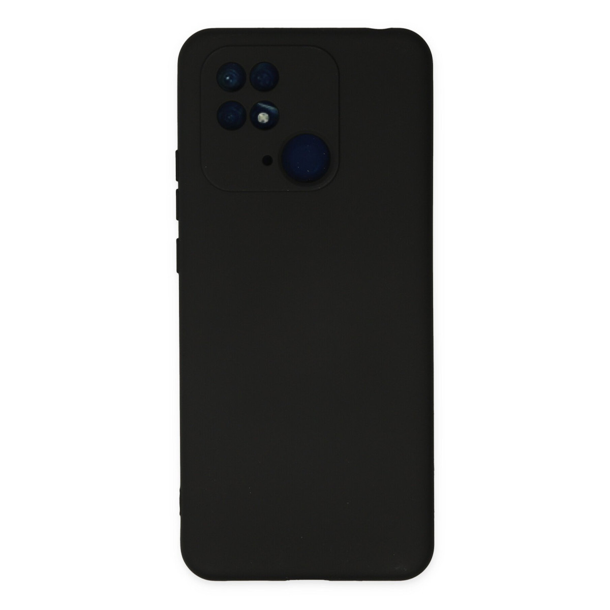 Redmi 10C Kılıf Nano içi Kadife Silikon - Siyah
