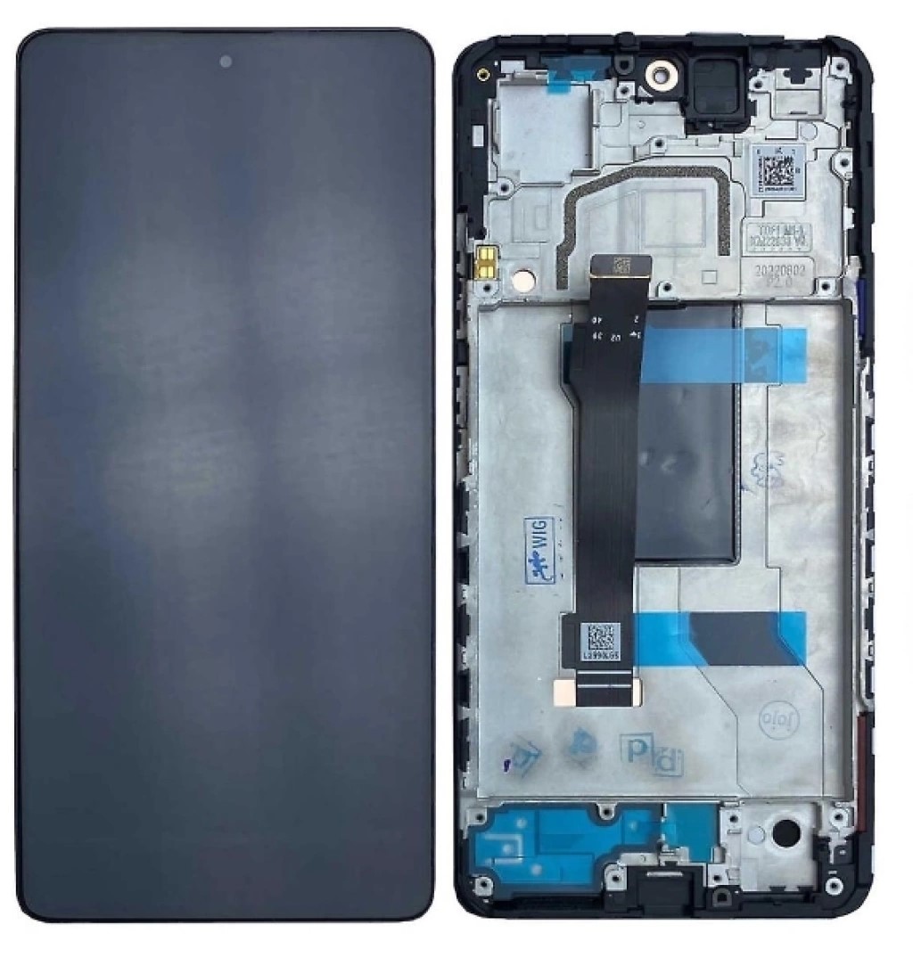 Redmi 12C Uyumlu Dokunmatik Ekran Çıtalı (Siyah)