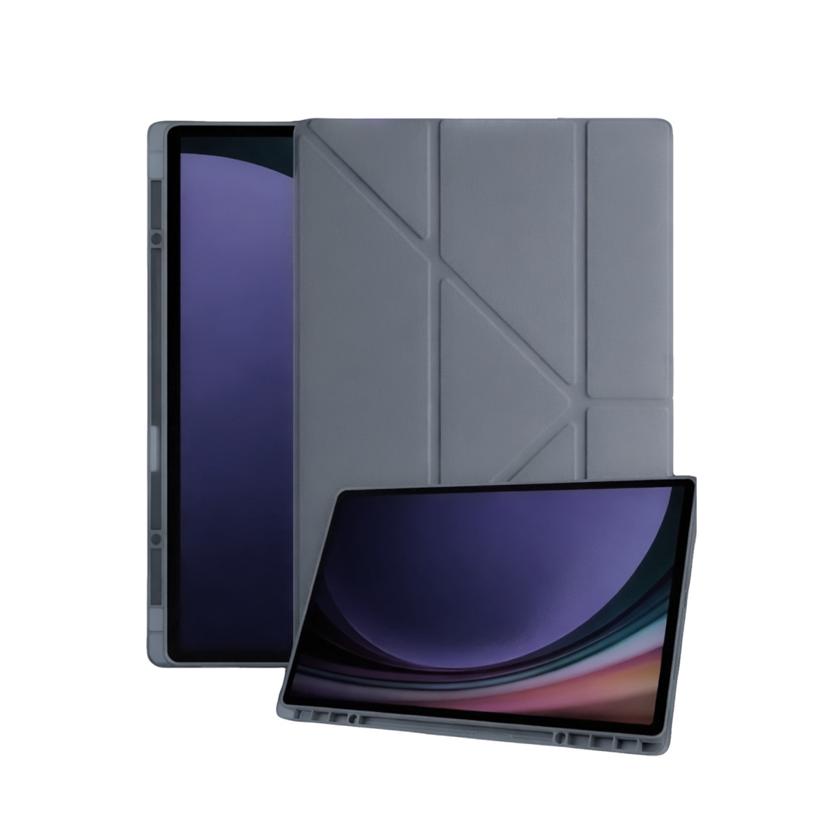 Galaxy X730 Tab S11 Kalemlikli Mars Tablet Kılıfı - Koyu Gri