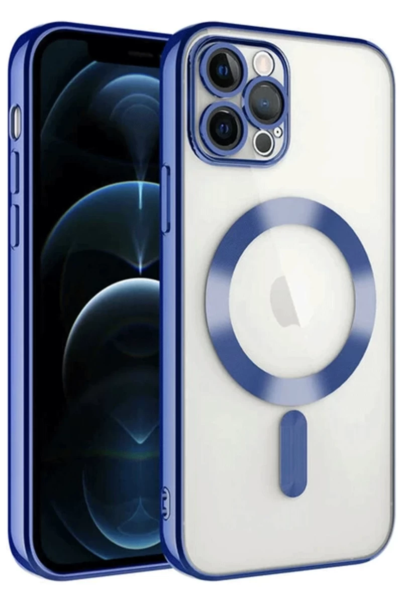 Apple iPhone 14 Pro Max Uyumlu Kılıf Kross Magneticsafe Kapak - Lacivert