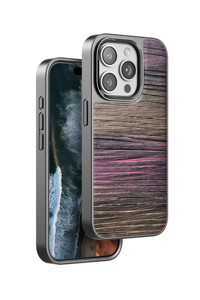 iPhone 15 Pro Max Wave Kapak - Pembe