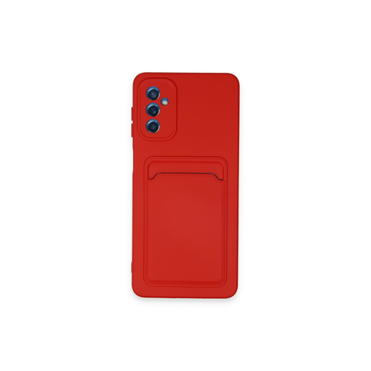 Galaxy A14 4G Kılıf Kelvin Kartvizitli Silikon - Kırmızı