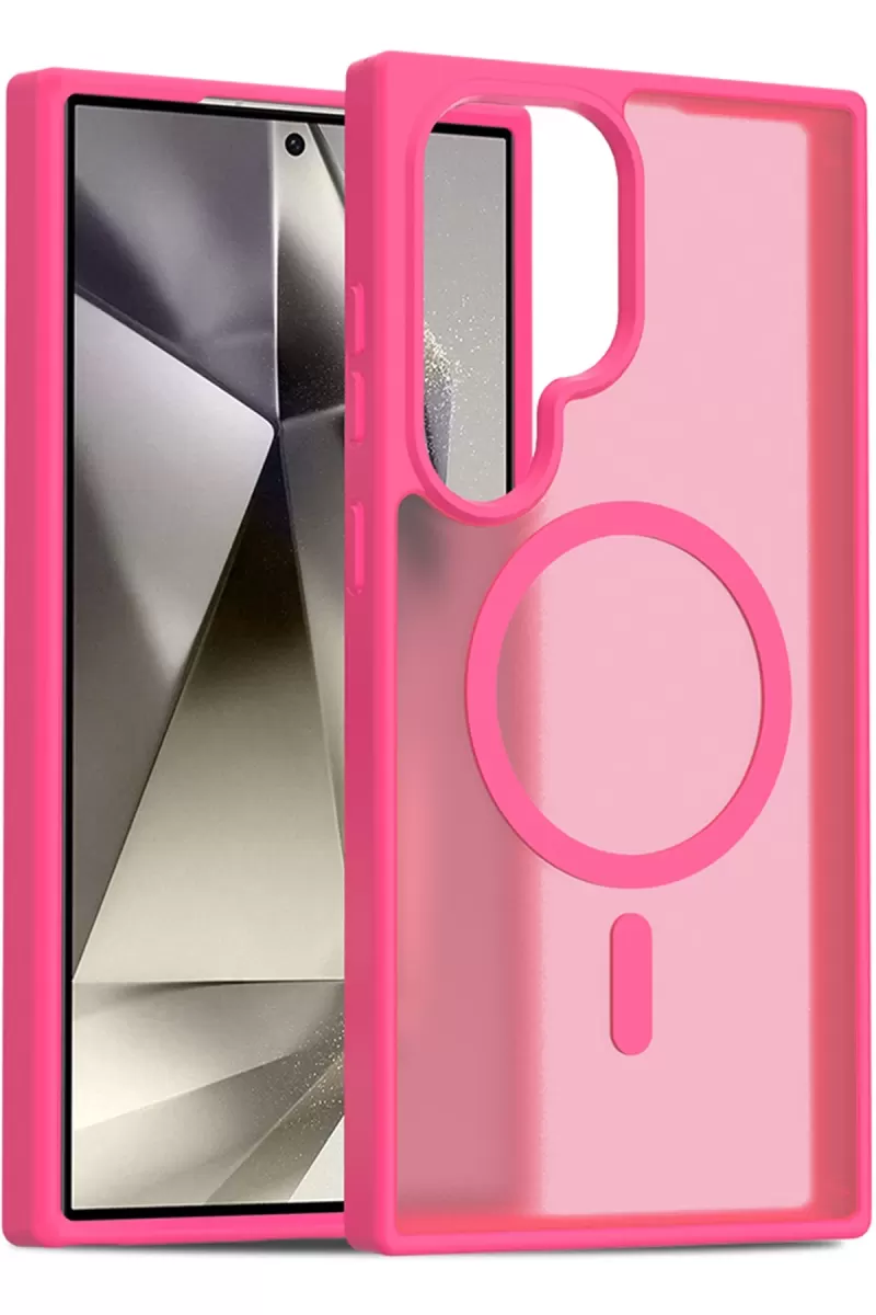 Galaxy S24 Ultra Jota Magsafe Kapak - Rose