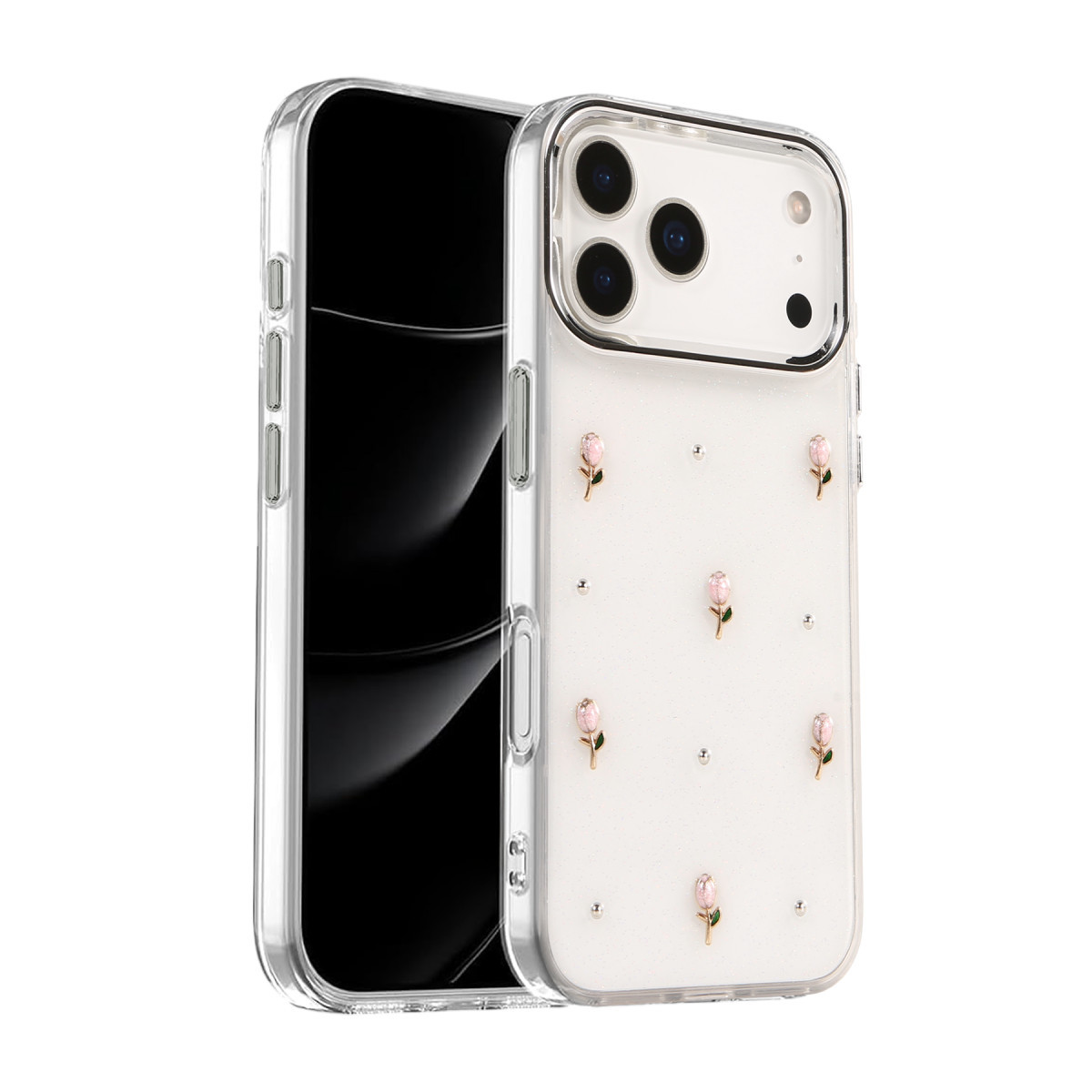 iPhone 17 Pro Fiyonk Desenli Kapak - Desen 6
