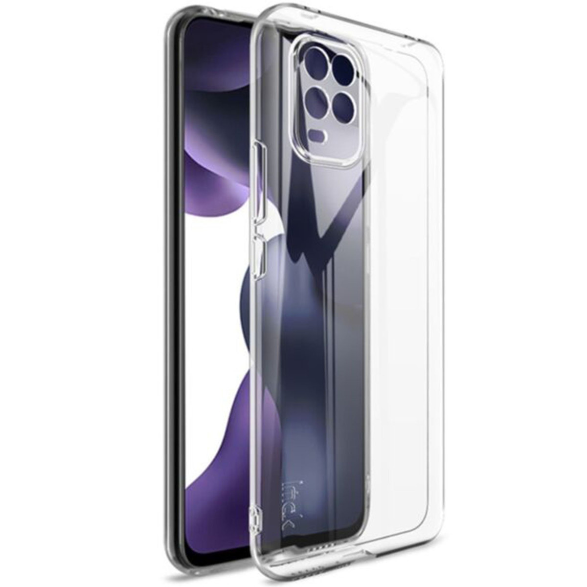 Mi 10 Lite Kılıf Lüx Şeffaf Silikon - Şeffaf