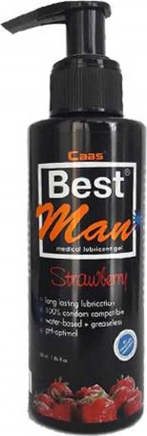 Best Man 150ml. Büyük Boy Çilekli Lubricant Jel