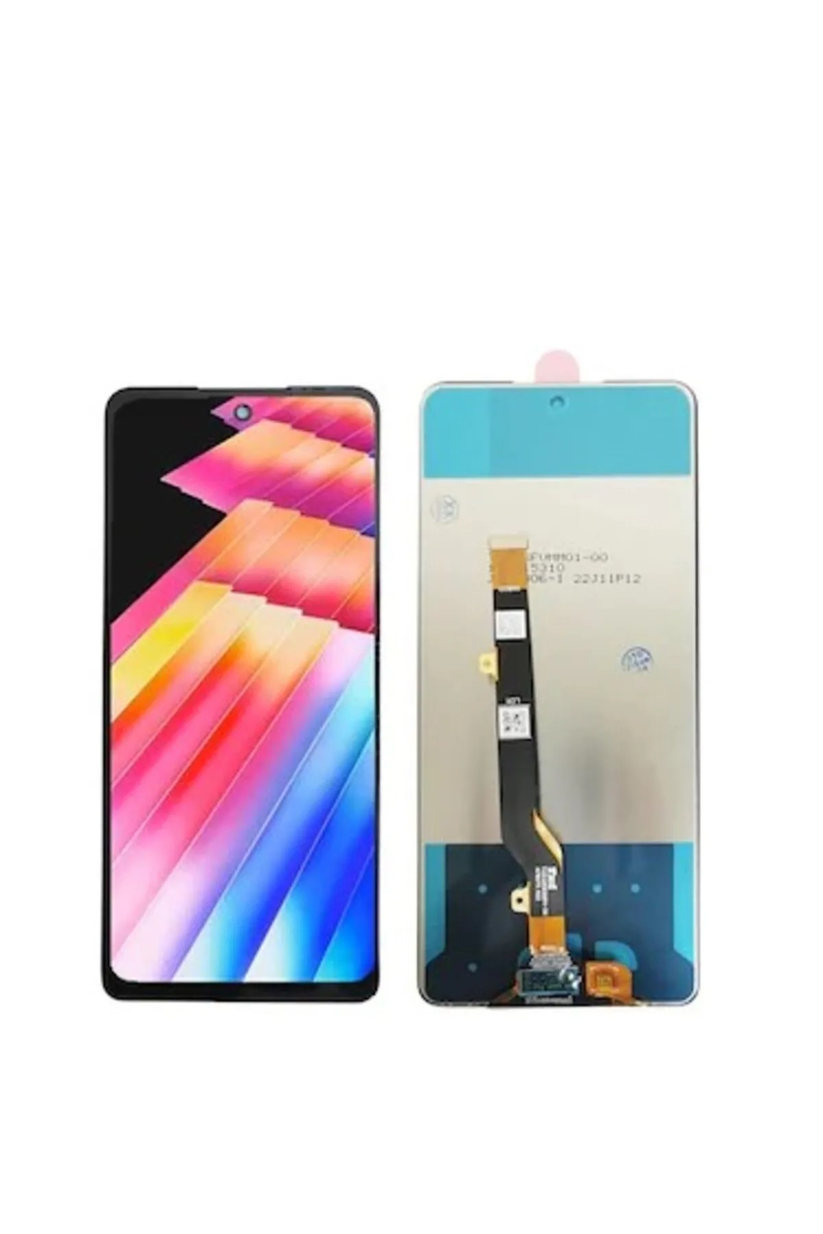 infinix Hot 30 Uyumlu Dokunmatik Ekran SRV (Siyah)