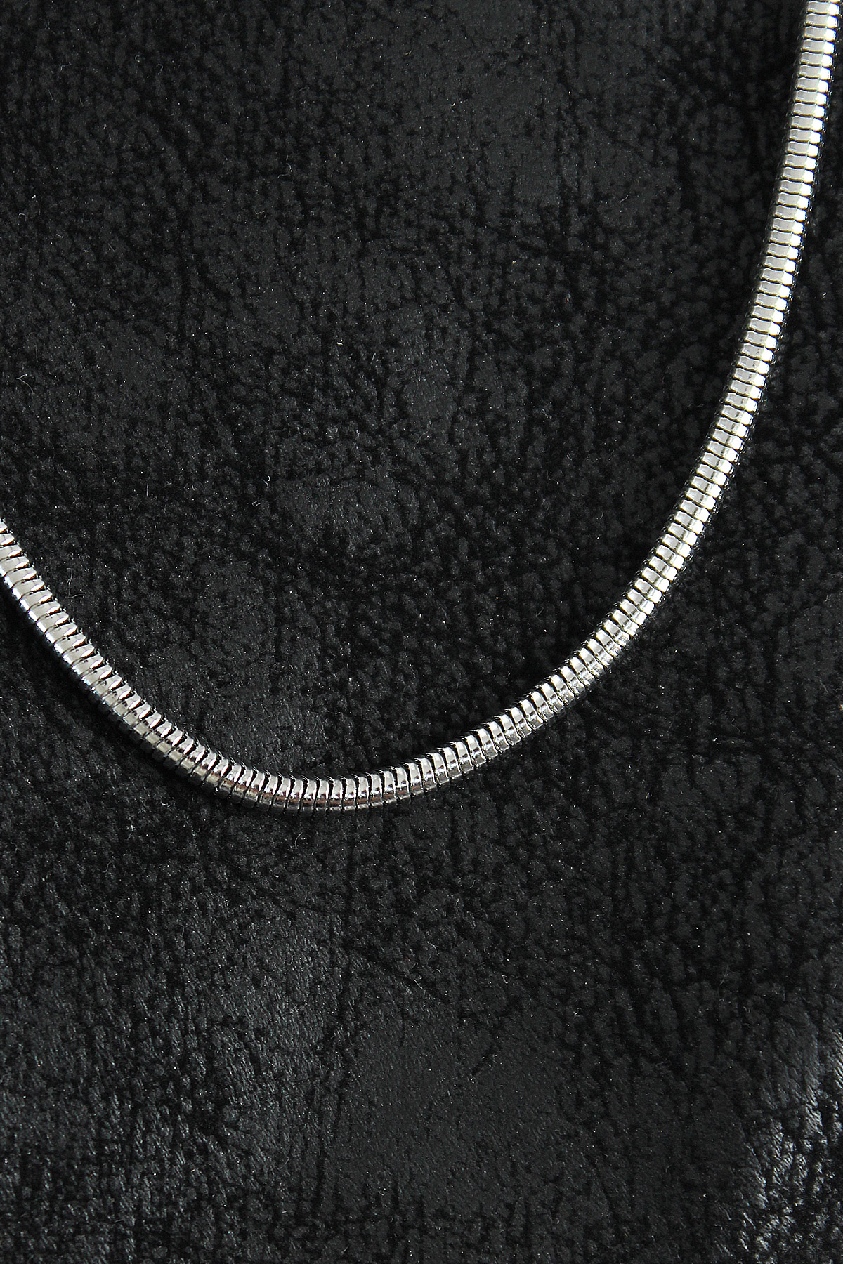 316L Çelik Oval İtalyan Zincir Model Gümüş Renk Erkek Kolye