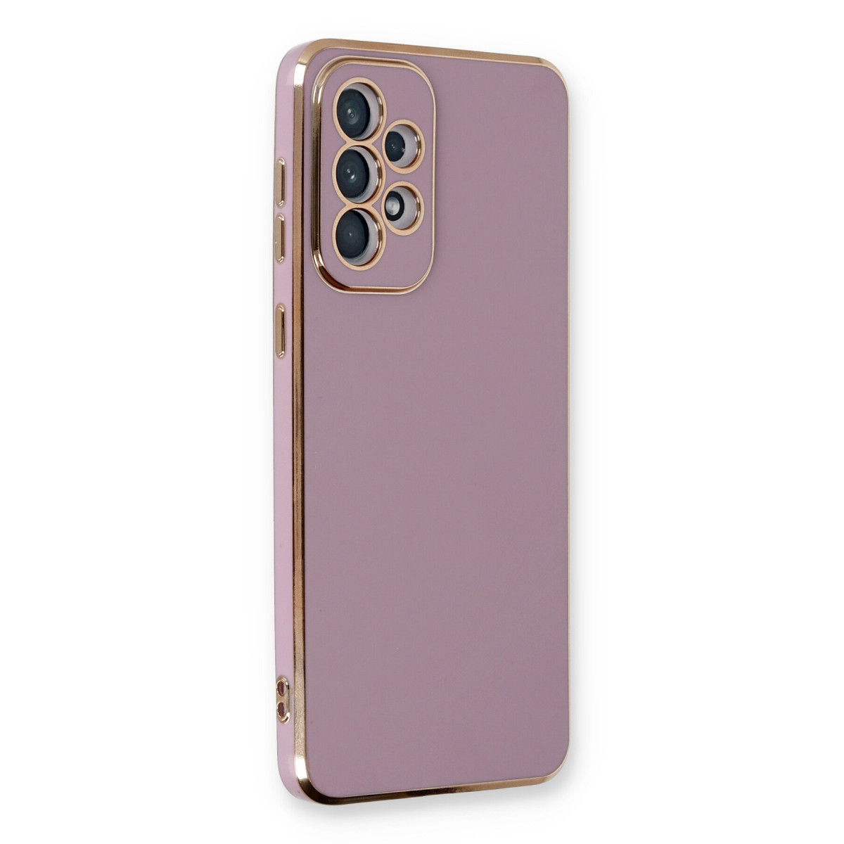 Galaxy A53 5G Kılıf Volet Silikon - Mor