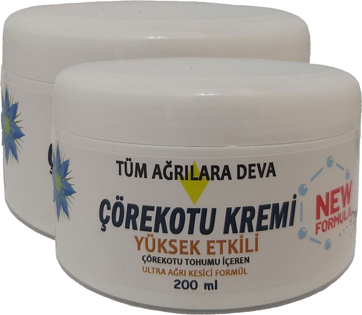 Corex Çörek Otu Kremi HAPXNS:034 2X200 ml Büyük Boy Kremi / 2AD. Vücut Bakım Kremi