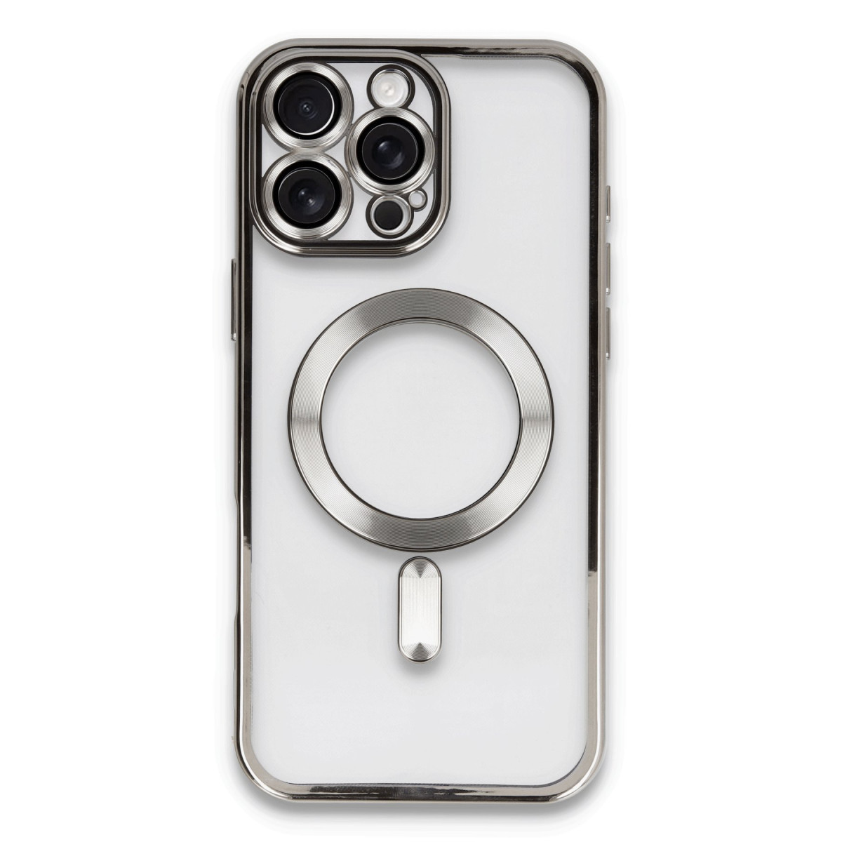 iPhone 16 Pro Kılıf Kross Magneticsafe Kapak - Titan Gri