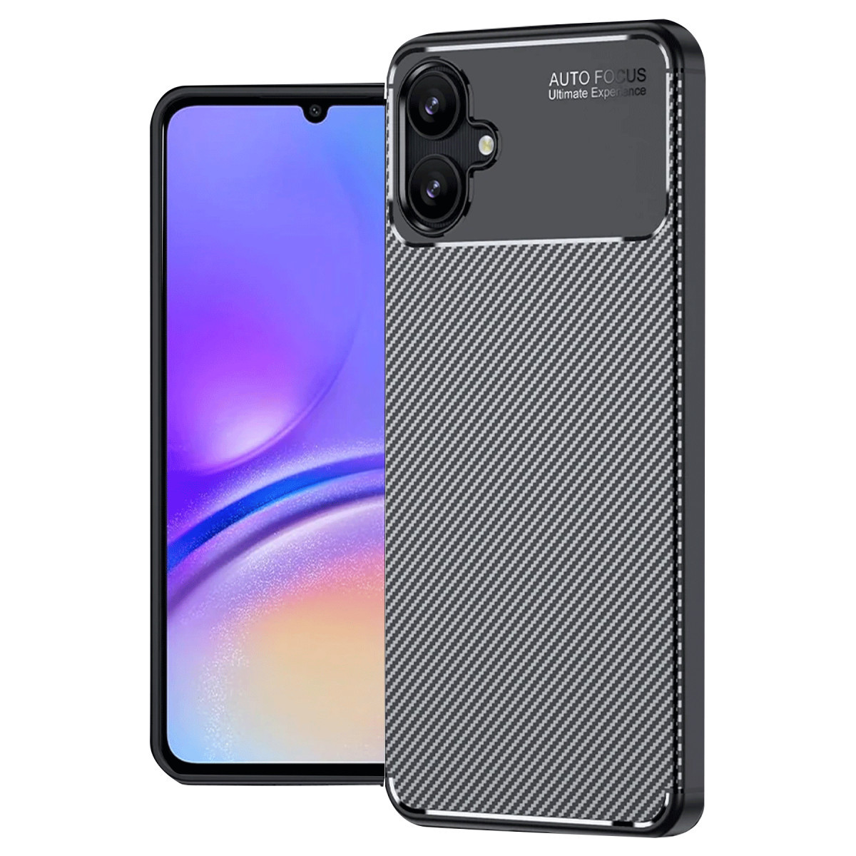 Galaxy A06 Kılıf Auto Focus Karbon Kapak - Siyah